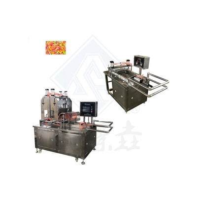 高生産性のソフトキャンディーメーカー 商用ゴム豆ボールリング生産