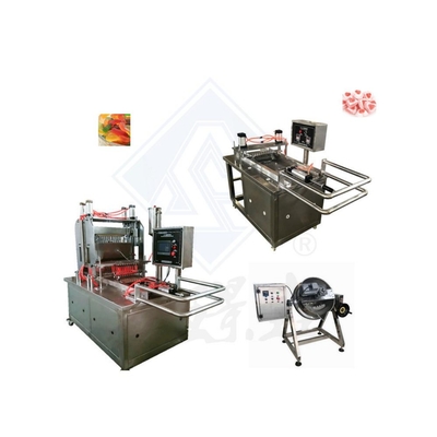 食品飲料店 50kgs/h スウィートゼラチン 3kWのパワーでガムキャンディを作る機械