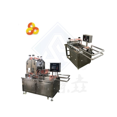 20-50kg/h 工業用ゼリーキャンディー製造用の様々なソフトキャンディーデポジティングマシン