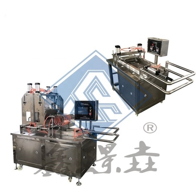半自動 500 kg ソフト 砂糖 キャンディー 販売機 キャンディー 製造用のロリポップ 製造機
