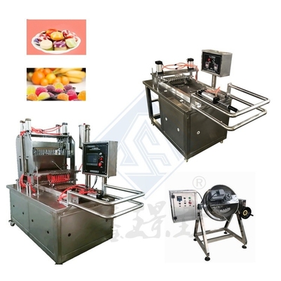 高生産性と操作が簡単な小さなゼリーキャンディー製造機 500kg