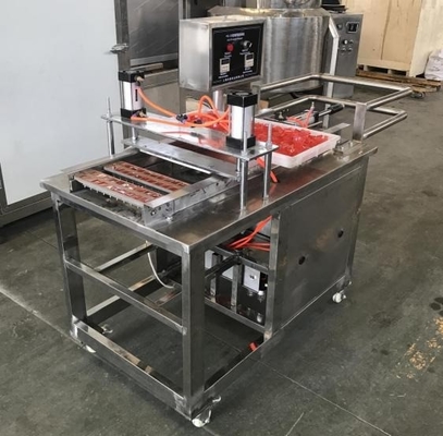 半自動セルボ流しとピグメント原材料のジェルフードジ生産ライン